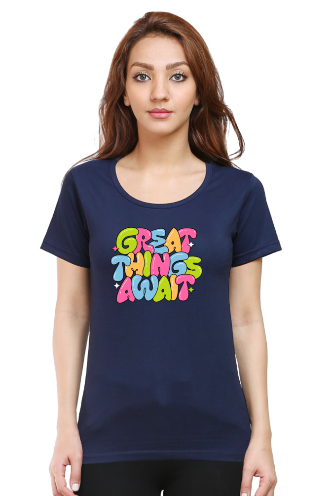 Female Classic Crew DTG Printed T-Shirt - Image 13