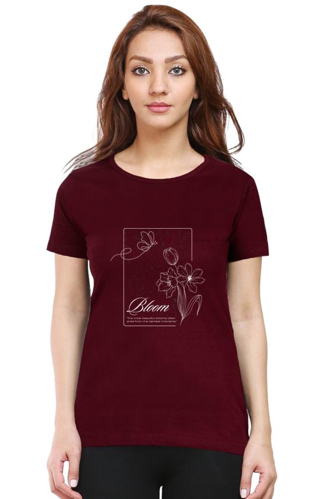 Female Classic Crew DTG Printed T-Shirt - Image 3