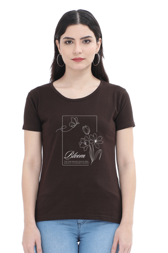 Female Classic Crew DTG Printed T-Shirt