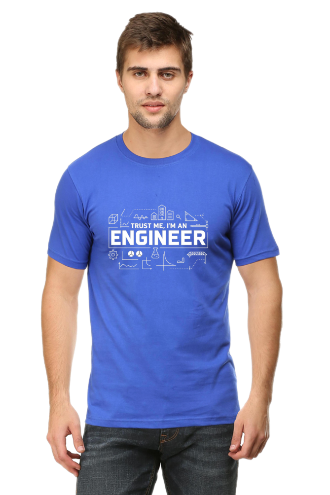 Classic Crew DTG Printed T-Shirt Trust me i am an engineer - Image 11
