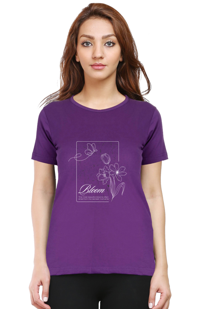 Female Classic Crew DTG Printed T-Shirt - Image 2