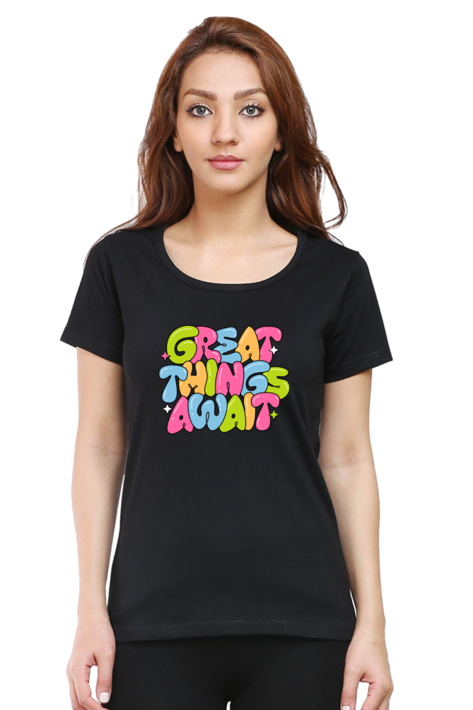 Female Classic Crew DTG Printed T-Shirt - Image 14