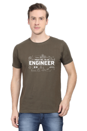 Classic Crew DTG Printed T-Shirt Trust me i am an engineer