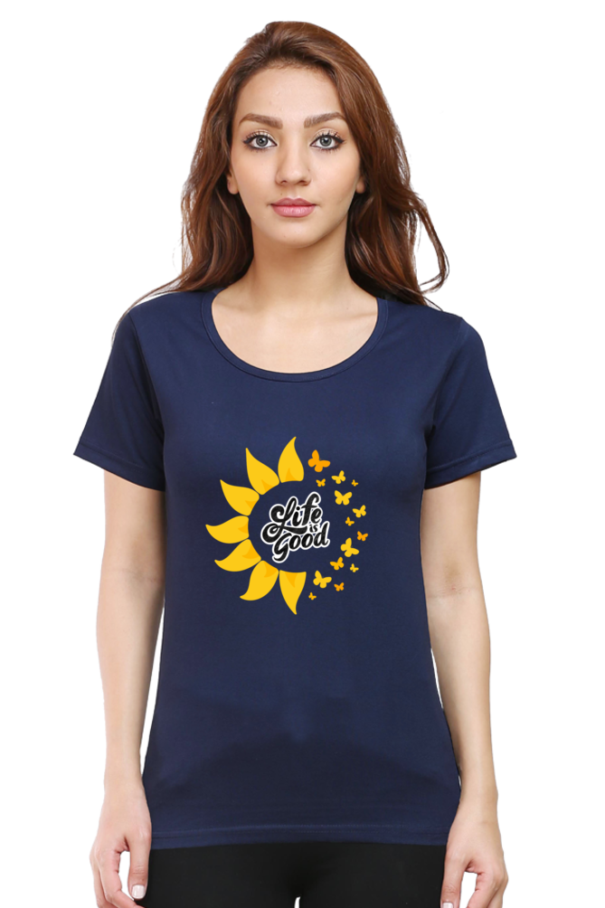 Female Classic Crew DTG Printed T-Shirt - Image 4